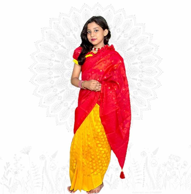 বেবি জামদানী শাড়ি
